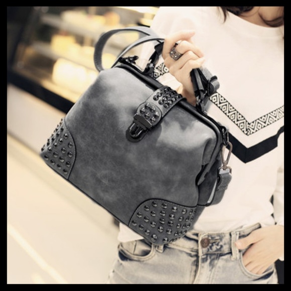 NEW HELENA Studded Tote Crossbody - Picture 5 of 8
